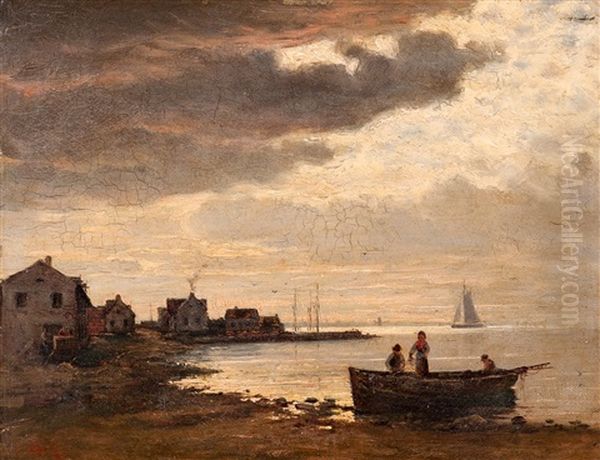 Dusk At The Fishing Village - view 1