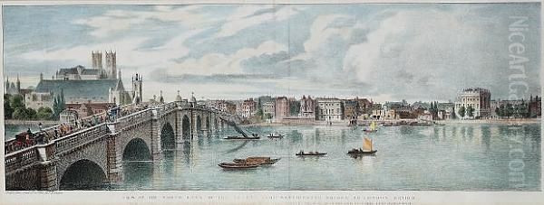 View Of The North Bank Of The Thames, From Westminster Bridge To London Bridge - view 1