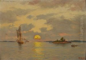 Evening Hour In The Archipelago by Oskar Conrad Kleineh