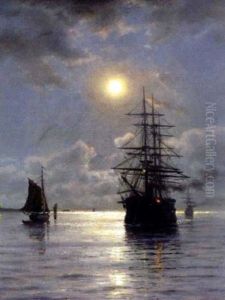 Liikennetta Yolla by Oskar Conrad Kleineh