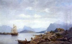 Norjalainen Kalastatorppa by Oskar Conrad Kleineh