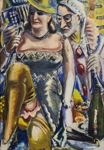 Doppelbildnis, Faschingsbild (kunstler Und Frau)