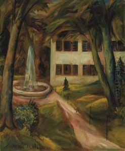 Schloss Burgau Bei Wasserburg Am Inn by Paul Kleinschmidt
