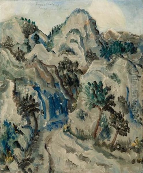 Landschaft In Sudfrankreich (landscape In Southern France) - view 1