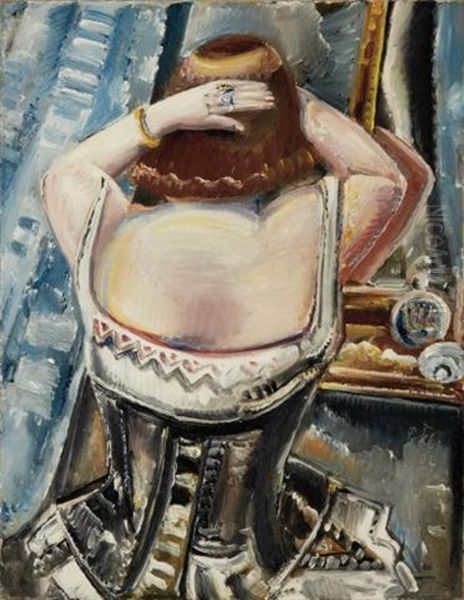 Woman At A Mirror - view 1