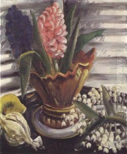 Stilleben Mit Maiglockchen by Paul Kleinschmidt
