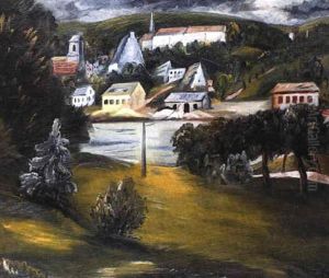 Landschaft Bei Wasserburg Am Inn by Paul Kleinschmidt