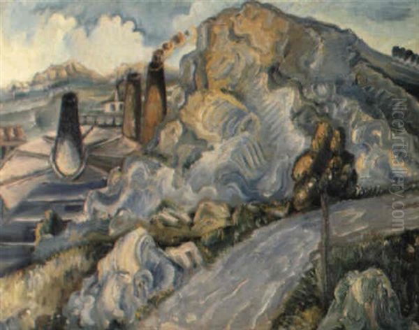 Landschaft Mit Kalkwerk - view 1