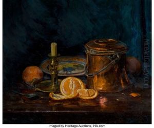 Still Life With Oranges by Joseph Kleitsch