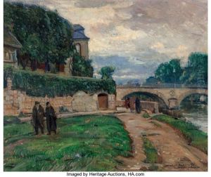 Vernon, France by Joseph Kleitsch