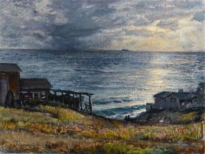 Laguna Coastal Scene by Joseph Kleitsch