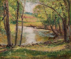 Woodland Scene, Circa 1919 Woodland Scene, Circa 1919