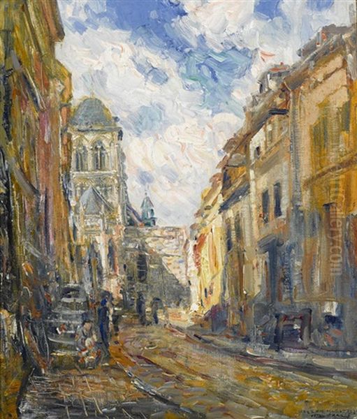 Rue Bourbon-penthievre, Vernon, France - view 1