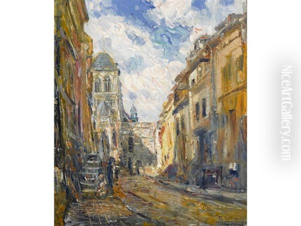 Rue Bourbon-penthievre, Vernon, France - view 1