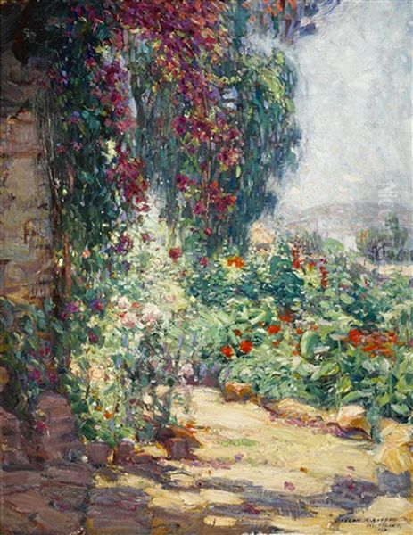 Bougainvillea, Capistrano Mission - view 1