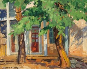 Cottage And Trees by Joseph Kleitsch