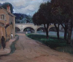 Vernon River Scene by Joseph Kleitsch
