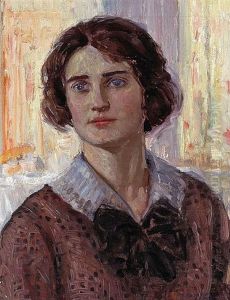 In The Studio (portrait Of M'lle E)