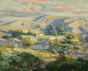 Garden At Capistrano by Joseph Kleitsch