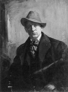 Portrait Of A Gentleman Wearing A Fedora