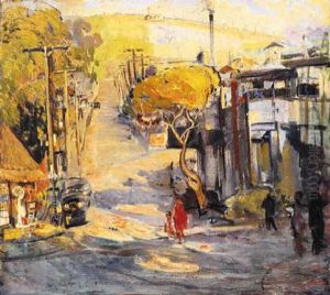 Park Avenue, Old Laguna by Joseph Kleitsch