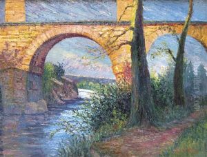 Le Pont Du Gar by Bernhard Klene