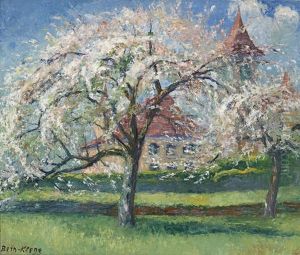 Trees In Bloom by Bernhard Klene