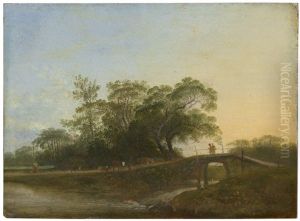 Landschaft Mit Steg Landschaft Mit Steg