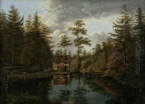 Tannichtmuhle Zwischen Kleinobitz Und Tharandt - view 1