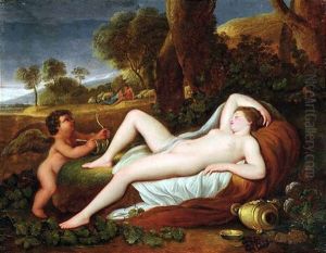 Ruhende Venus Mit Amor
