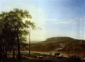 Landschaft Mit Hirten by Johann Christian Klengel