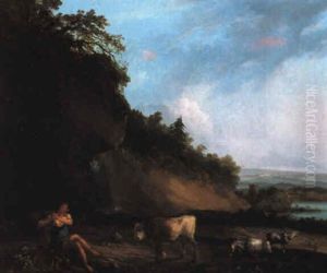 Arkadische Landschaft by Johann Christian Klengel