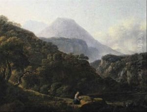 Sudliche Gebirgslandschaft by Johann Christian Klengel