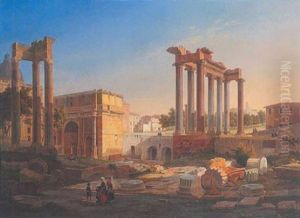 Blick Auf Das Forum Romanum