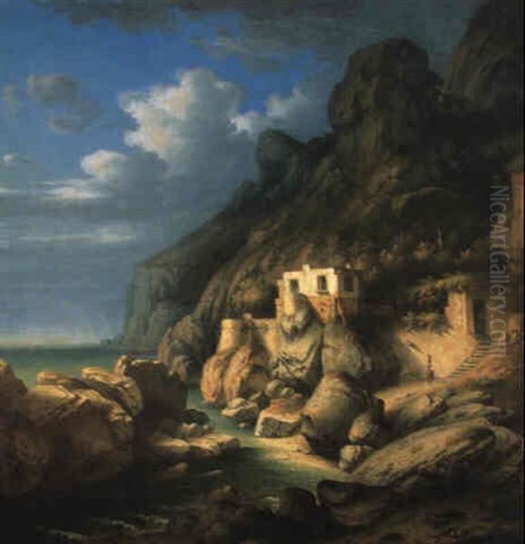 Felsenkuste Bei Amalfi - view 1