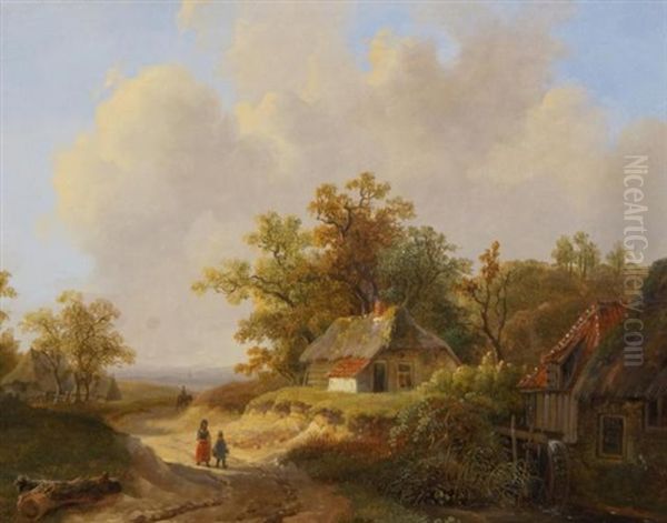 Wandelaars Op De Weg - view 1