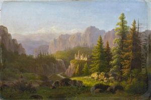 Morgenstimmung Im Gebirge