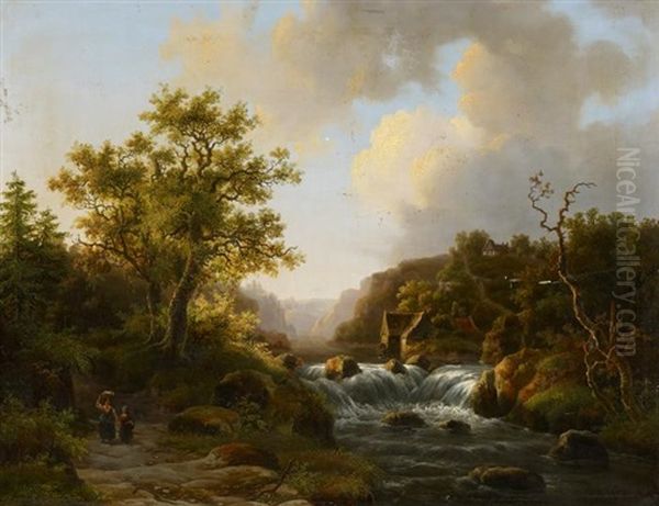 Romantische Flusslandschaft - view 1
