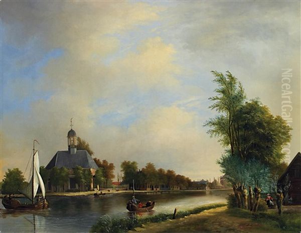 Kanallandschaft Bei Groeningen - view 1