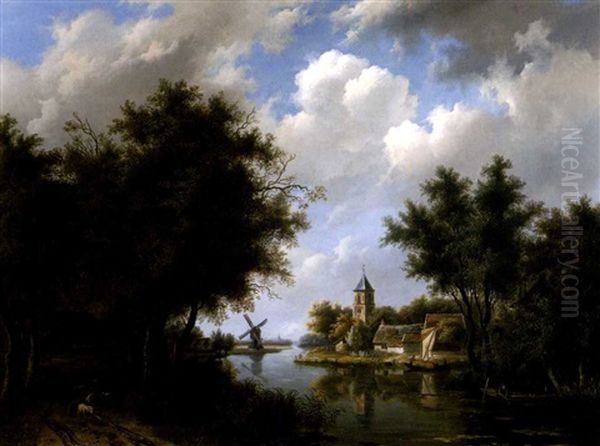 Flusslandschaft - view 1