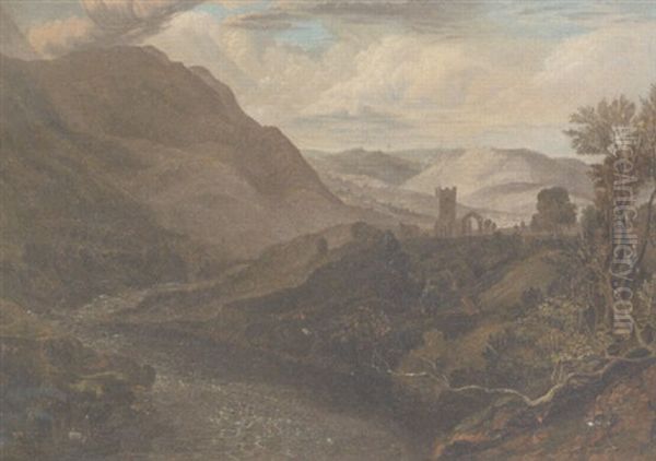 River In A Mountainous Landscape - view 1