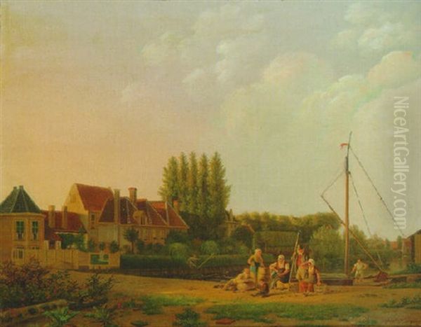 Traders On A Quay - view 1