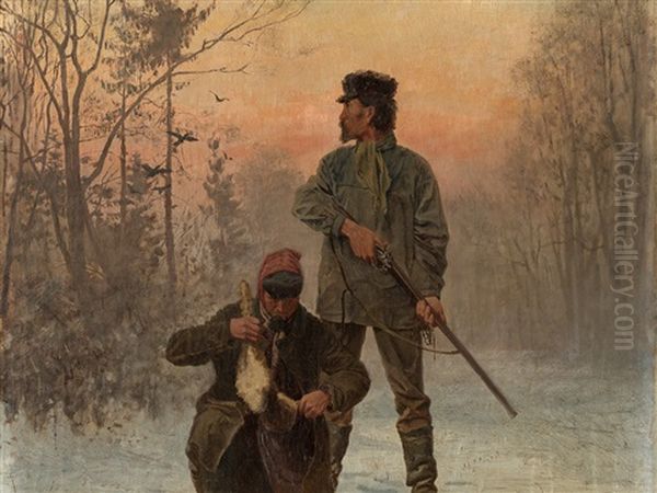 Hunters In The Snow - view 1