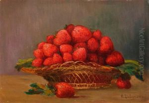 Nature Morte Au Panier De Fraises by Yuliy Yulevich Klever the Younger