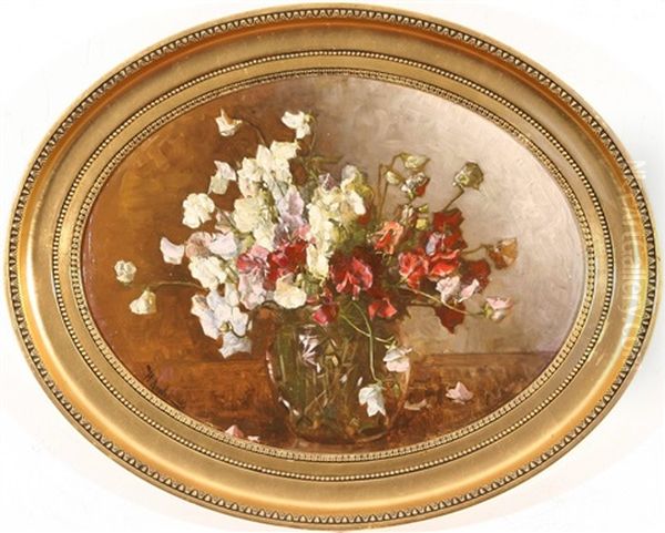 Still Life With Flowers In A Glass Vase - view 1