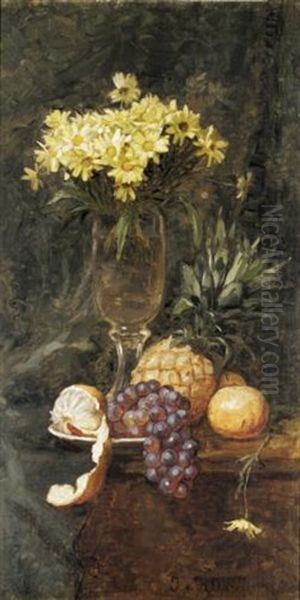 Still Life Of Fruit And Flowers - view 1