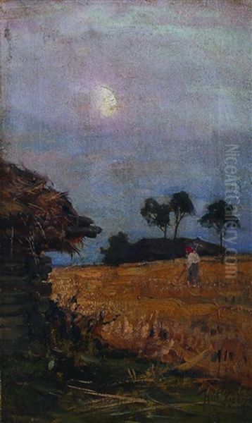 A Peasant In The Field by Yuliy Yulevich (Julius) Klever
