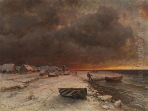 Nargo-island Near Reval by Yuliy Yulevich (Julius) Klever