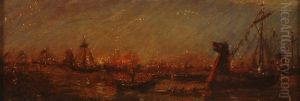 700-years Jubilee Of Riga, 1901 by Yuliy Yulevich (Julius) Klever