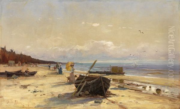 Evening Promenade By The Shore - view 1